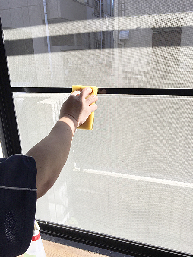 窓・サッシクリーニングの清掃