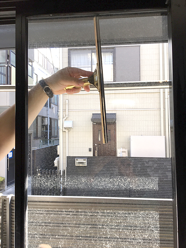窓・サッシクリーニングの清掃